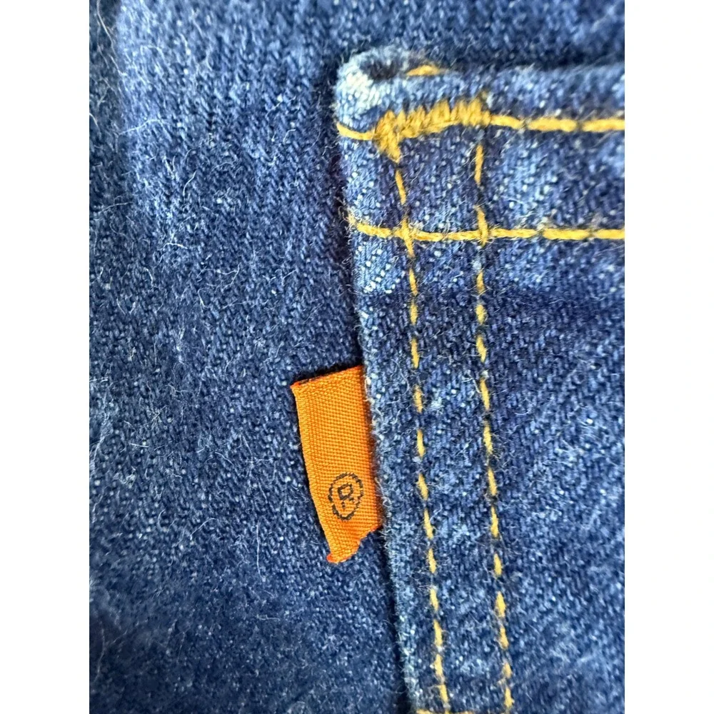 Vintage Levi's 550 Orange Tab Jeans Mens 32x36 Blue Relaxed Tapered Leg Made USA